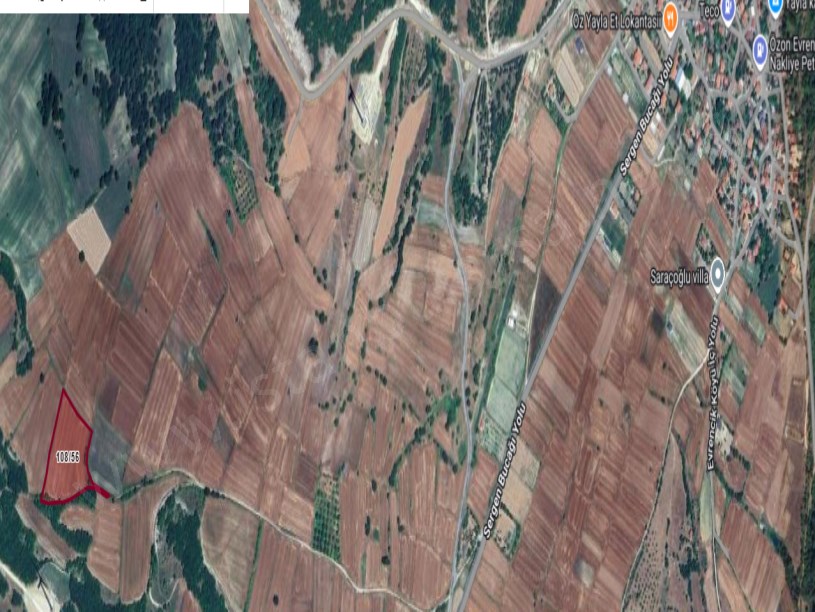 Kırklareli Vize Evrencikte Satılık Arsa , 456 M2 Hisseli Yolu Var 