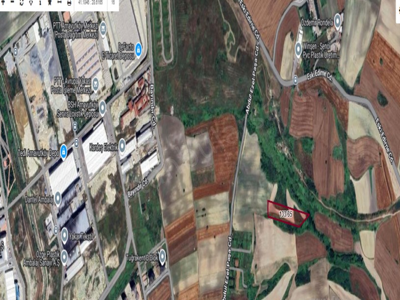 Arnavutköy Dursunköyde Satılık Arsa , 509 M2 Hisseli