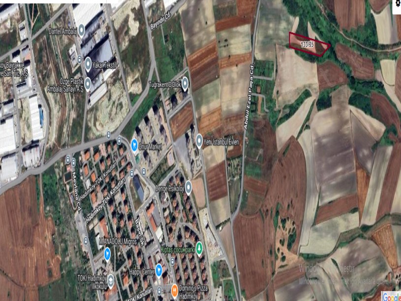 Arnavutköy Dursunköyde Satılık Arsa , 509 M2 Hisseli