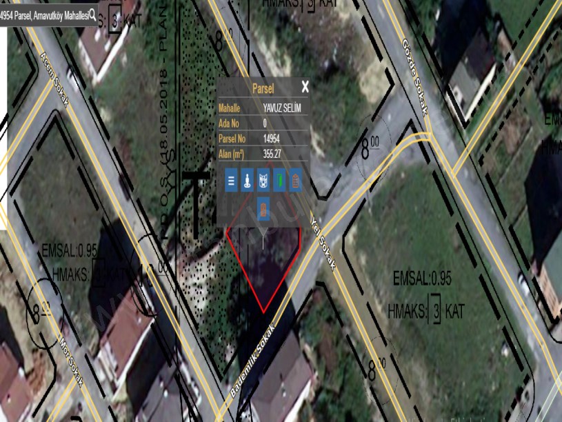 Arnavutköy Yavuzselim Mah Satılık Arsa , 355 m2 Müstakil İmarlı 