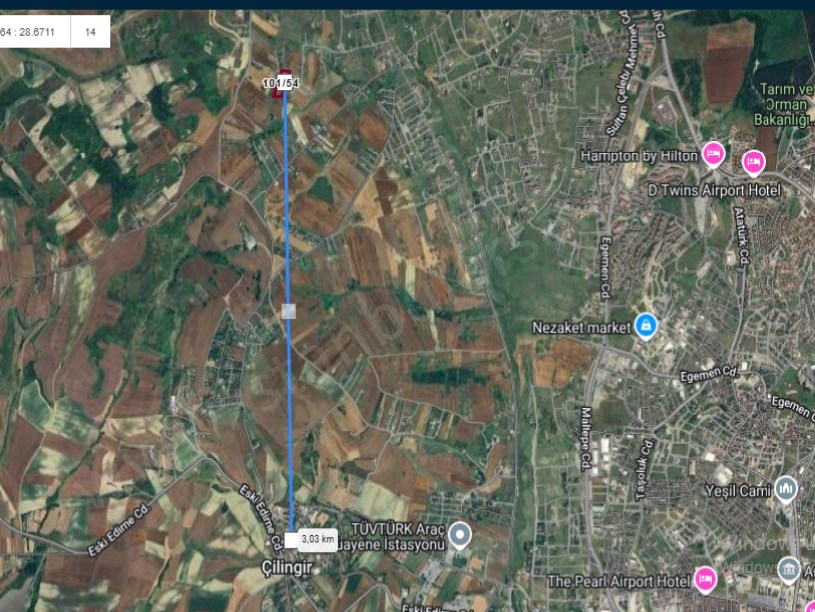 Arnavutköy Çilingirde Satılık Arsa , 272 m2 Yolu Var Çaplı Yeri Belli