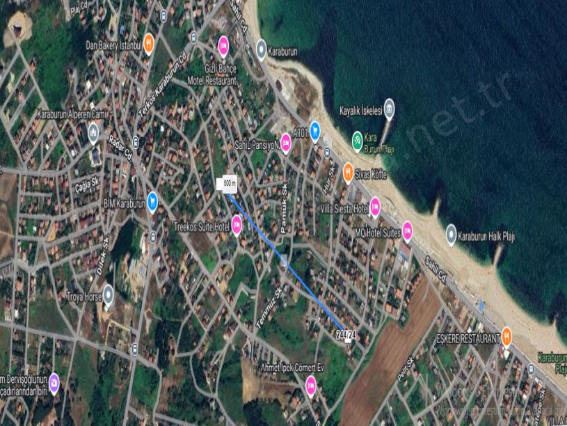 Arnavutköy Karaburunda Satılık Arsa , 404 M2 Köşebaşı Müstakil 