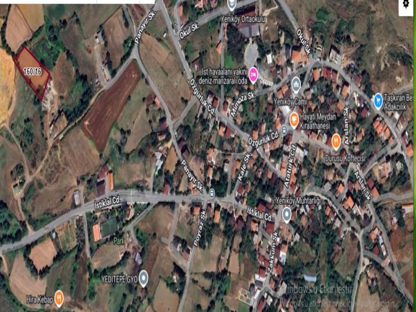 Arnavutköy Yeniköyde Satılık Tarla , 2,828 m2 Müstakil İmarlı Merkezde