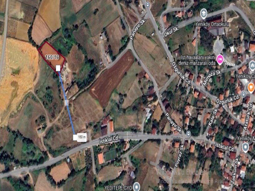 Arnavutköy Yeniköyde Satılık Tarla , 2,828 m2 Müstakil İmarlı Merkezde