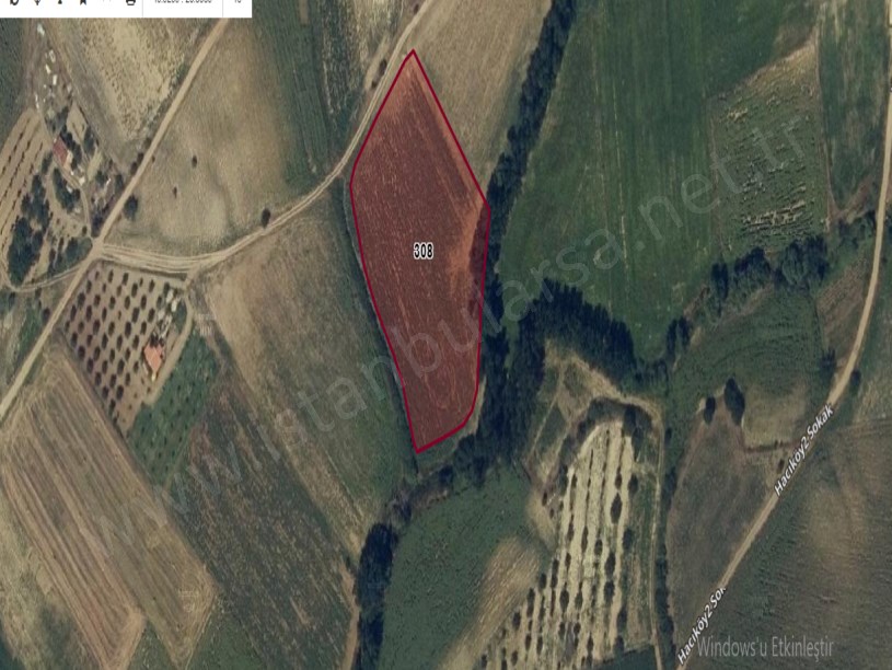 Edirne Keşan Beğendik Köyü Satılık Arsa , 837 m2  Yolu  Var Hisseli Evlerin Yakını