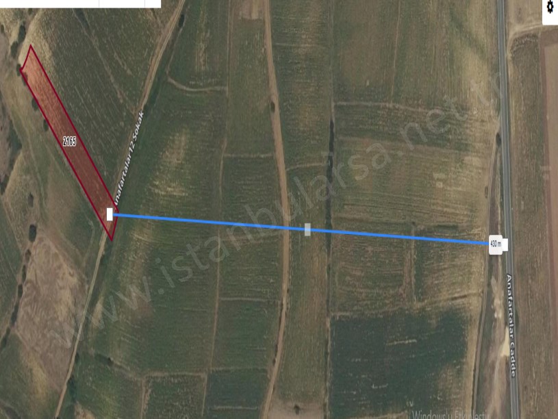 Edirne Keşan Beğendik Köyü Satılık Arsa , 275 m2 Yolu Var Hisseli