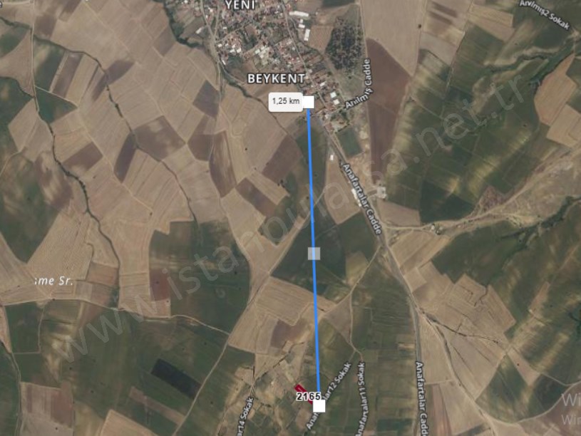 Edirne Keşan Beğendik Köyü Satılık Arsa , 275 m2 Yolu Var Hisseli