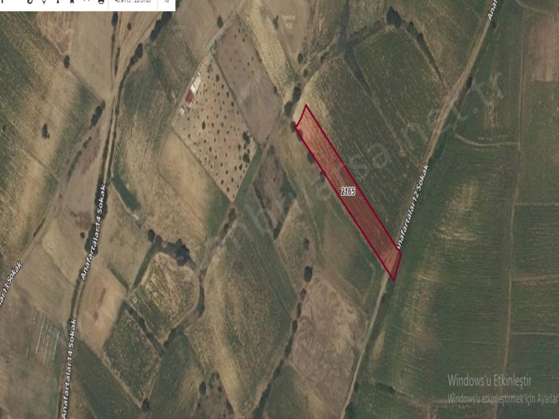 Edirne Keşan Beğendik Köyü Satılık Arsa , 275 m2 Yolu Var Hisseli
