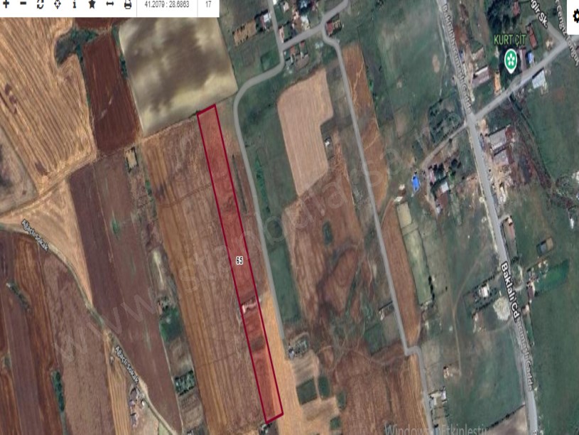 Arnavutköy Haraççıda Satılık Arsa , 530 m2 İmarlı Hisseli