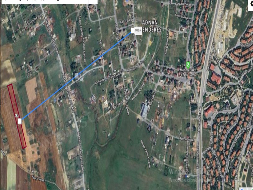 Arnavutköy Haraççıda Satılık Arsa , 530 m2 İmarlı Hisseli
