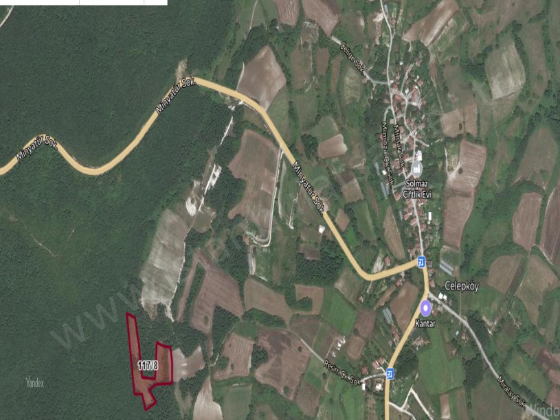 Çatalca Celepköyde Satılık Arsa , 945 M2 Çaplı Köye Yakın