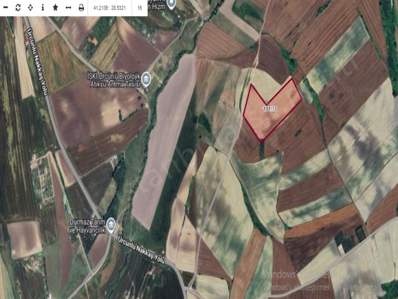 Çatalca Nakkaşta  Satılık Arsa , 1000 m2 Yolu Var Hisseli