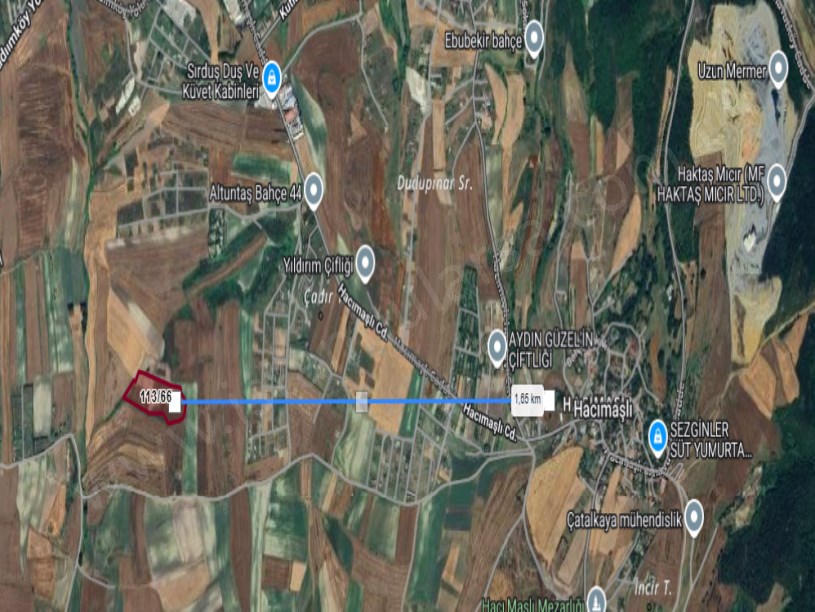 Arnavutköy Hacımaşlı  Satılık Arsa , 202 m2 Yolu Var Evlerin Yakını