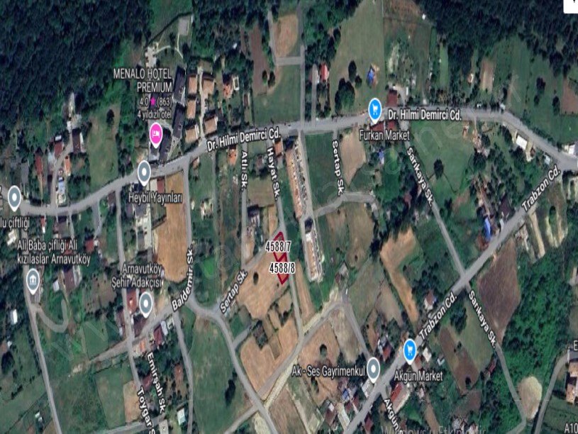 Arnavutköy Taşolukta Satılık Arsa , 665 m2 Köşebaşı Müstakil  İmarlı