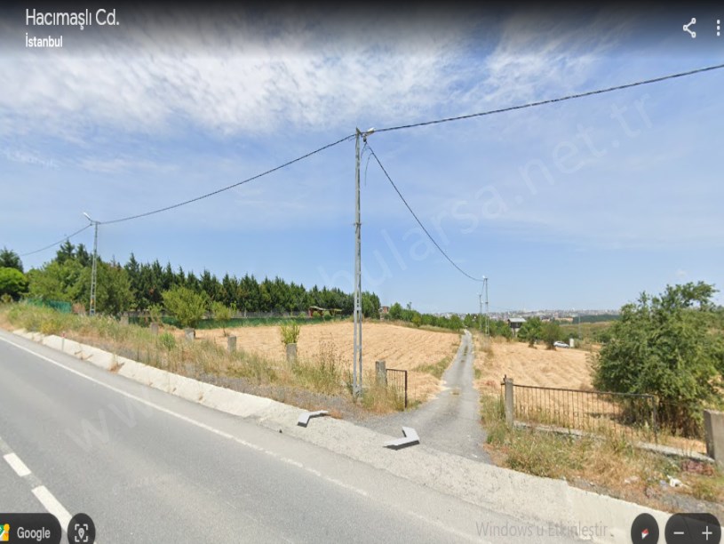 Arnavutköy Hacımaşlı  Satılık Arsa , 400 M2 Çevrili Yolu Var  İmarlı