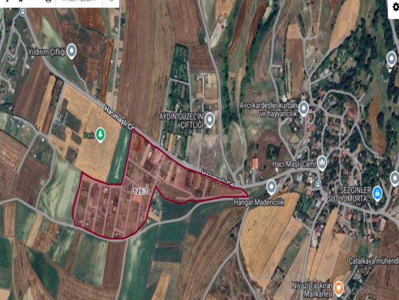 Arnavutköy Hacımaşlı  Satılık Arsa , 400 M2 Çevrili Yolu Var  İmarlı