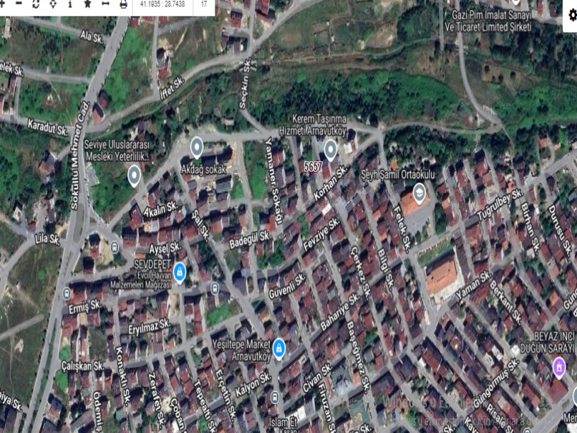 Arnavutköy İslambeyde Satılık Arsa , 144 m2 4 kat İmarlı  Merkezde Müstakil