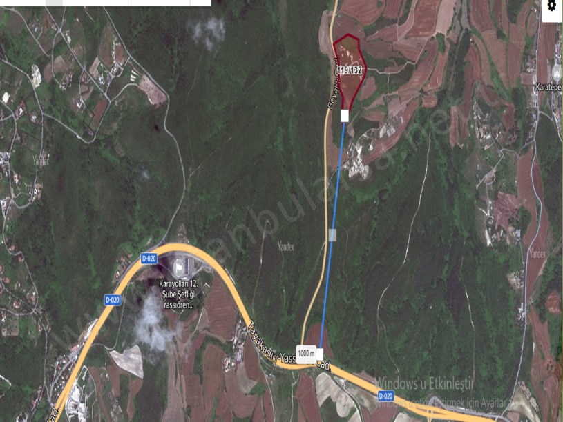 Arnavutköy Boyalıkta Satılık Arsa ,600 m2 Yolu Var Evlerin Yakını