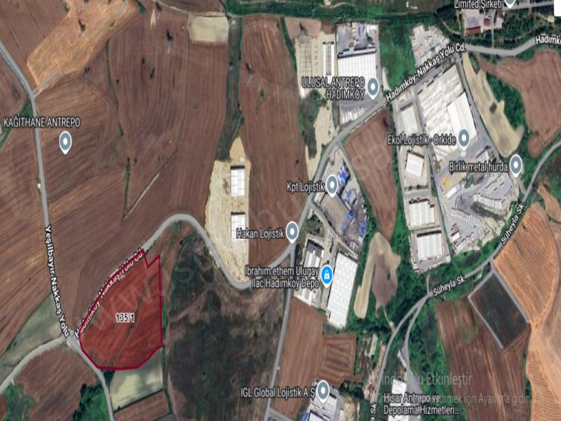 Çatalca Nakkaşta  Satılık Arsa , 200 M2 Cadde Cephe Hisseli