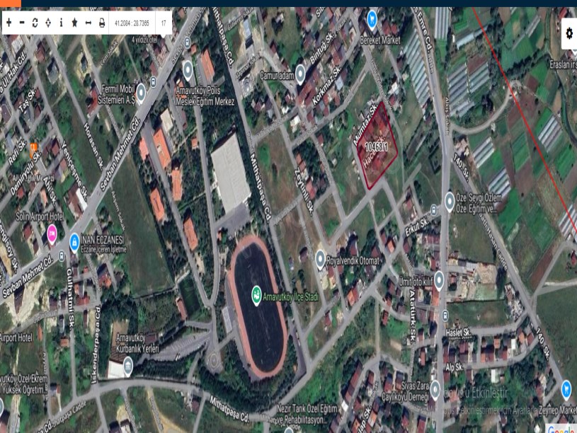 Arnavutköy İmrahorda Satılık Arsa , 501 m2 Hisseli İmarlı