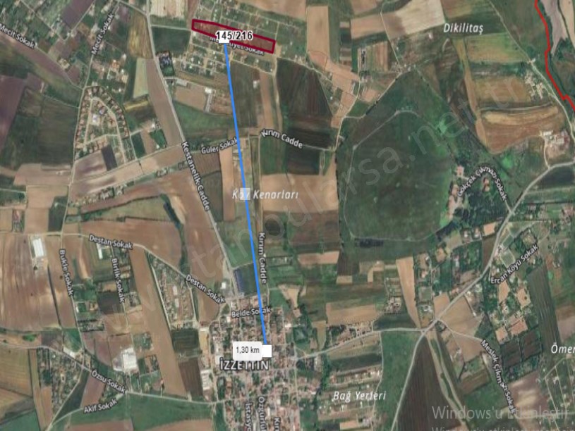 Çatalca İzzettinde Satılık Müstakil Ev , 500 m2 Arsa içinde 110 m2 Yapı Kayıt Belgeli