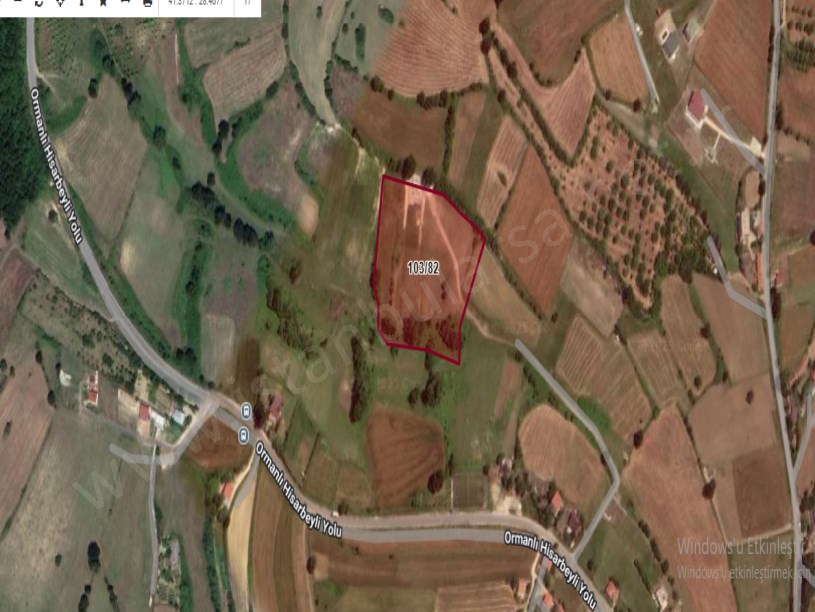 Çatalca Hisarbeylide Satılık Arsa , 495 M2 Çaplı Yolu Var 