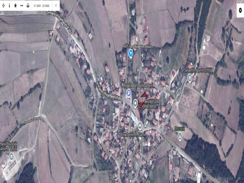 Çatalca Hisarbeylide Satılık Arsa , 675 M2 Müstakil İmarlı