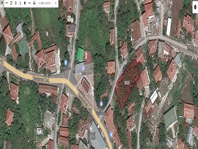 Çatalca Hisarbeylide Satılık Arsa , 675 M2 Müstakil İmarlı