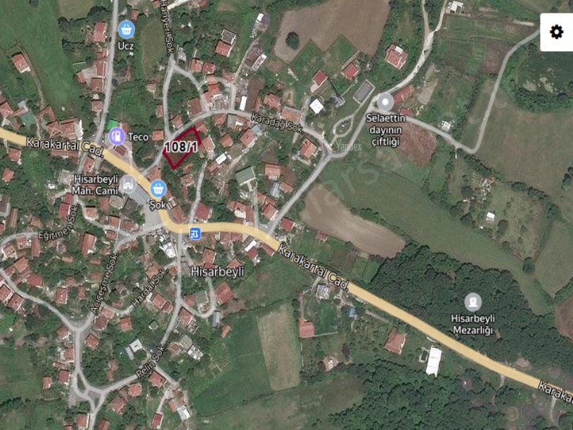 Çatalca Hisarbeylide Satılık Arsa , 675 M2 Müstakil İmarlı