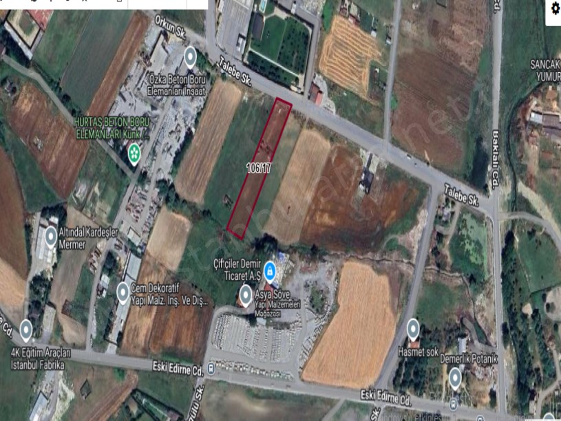 Arnavutköy Çilingirde Satılık Arsa , 232 M2 Merkezde Hisseli 