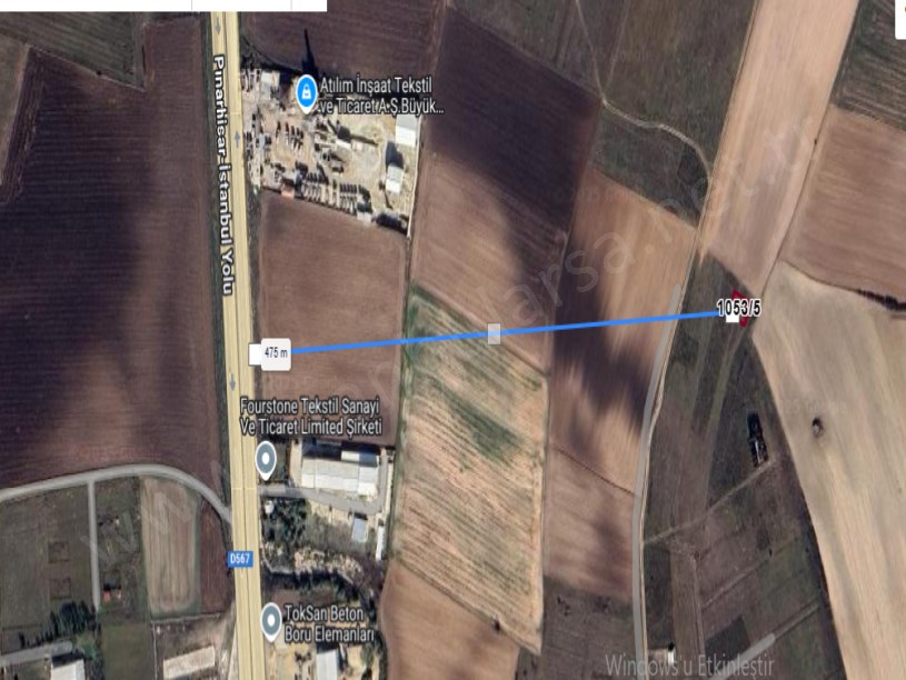 Tekirdağ Saray Büyükyoncalı Mah Satılık Arsa , 253 m2 Müstakil Yolu Var