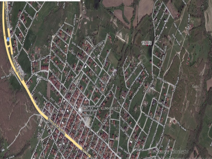 Tekirdağ Saray Büyükyoncalı Mah Satılık Arsa , 309 M2 Mahalle İçinde Müstakil 