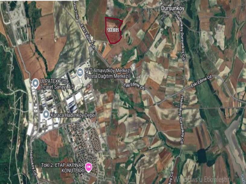 Arnavutköy Dursunköyde Satılık Arsa , 250 m2 Hisseli İmarlı 