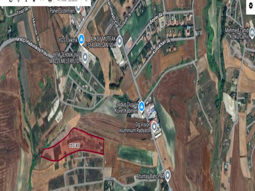 Arnavutköy Hacımaşlı  Satılık Arsa , 298 M2 Çaplı Hisseli 
