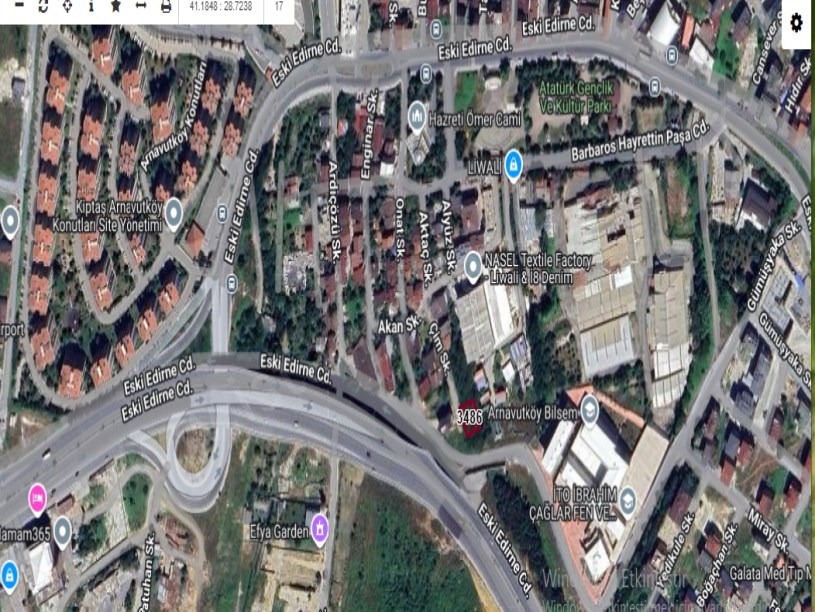 Arnavutköy Merkezde Satılık Arsa , 350 m2 Köşe Başı Çift Dairelik Müstakil 