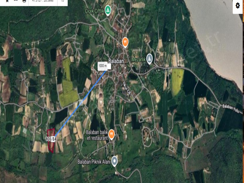 Arnavutköy Balabanda Satılık Arsa , 268 M2 Yolu Var Evlerin Yakını