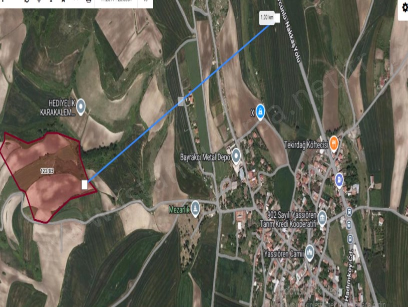 Arnavutköy Yassıörende Satılık Arsa , 401 m2 Hisseli Yolu Var