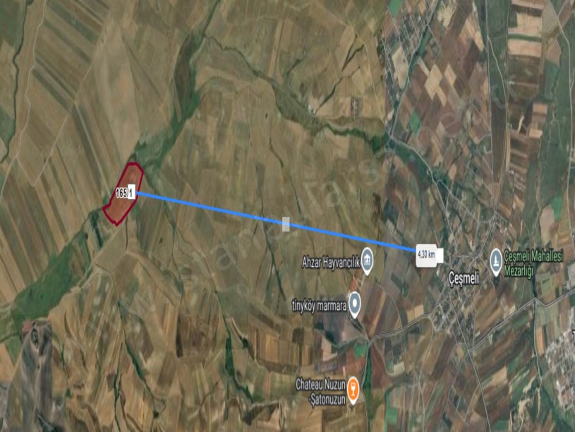Tekirdağ Marmaraereğli Çeşmeli Mah Satılık Arsa , 322 M2 Hisseli