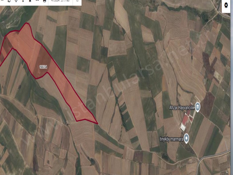 Tekirdağ Marmaraereğli Çeşmeli Mah Satılık Arsa , 592 m2 Hisseli  Yolu Var