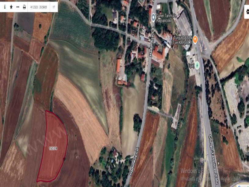 Arnavutköy Yassıörende Satılık Arsa , 4,210 M2 Köy İçi Hisseli 