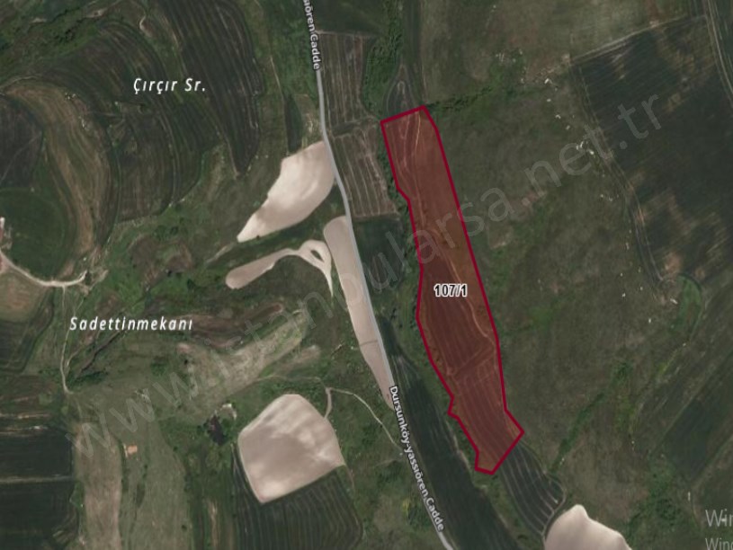 Arnavutköy Dursunköyde Satılık Arsa , 1,350 M2 Hisseli Caddeye Yakın