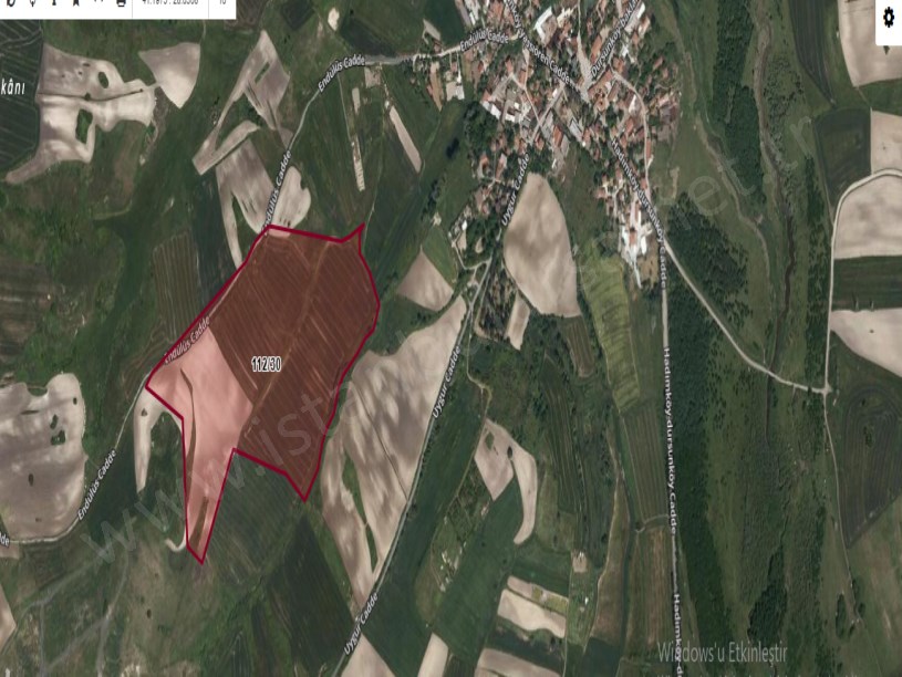 Arnavutköy Dursunköyde Satılık Arsa , 2,130 M2 Cadde Cephe Hisseli İmarlı 