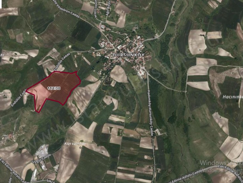 Arnavutköy Dursunköyde Satılık Arsa , 2,130 M2 Cadde Cephe Hisseli İmarlı 