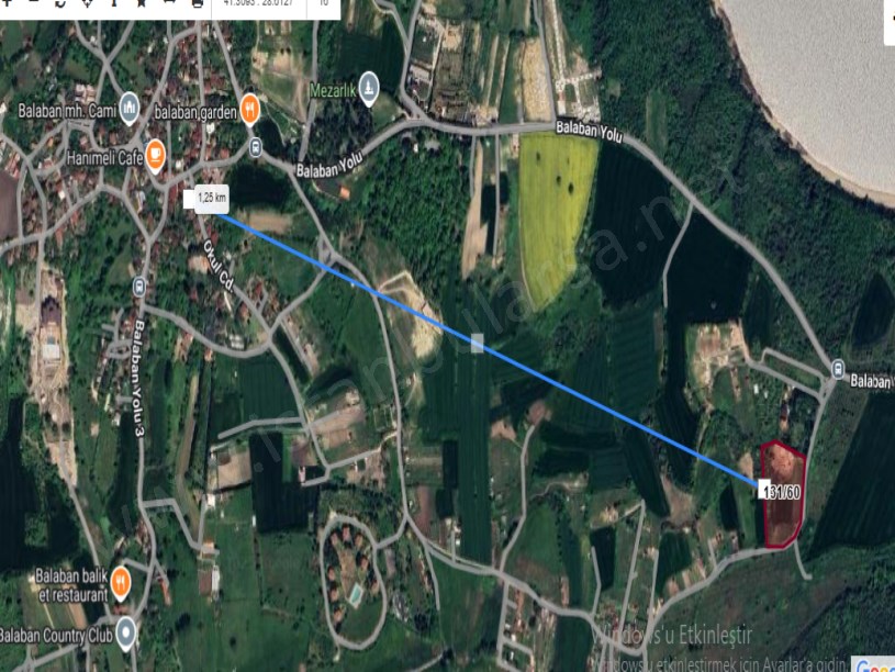 Arnavutköy Balabanda Satılık Arsa , 209 m2 Hisseli  Yolu  Var