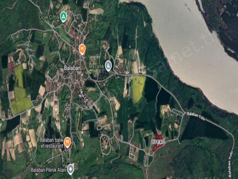 Arnavutköy Balabanda Satılık Arsa , 337 M2 Çevrili Yolu Var