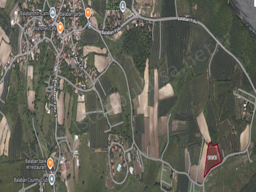 Arnavutköy Balabanda Satılık Arsa , 337 M2 Çevrili Yolu Var