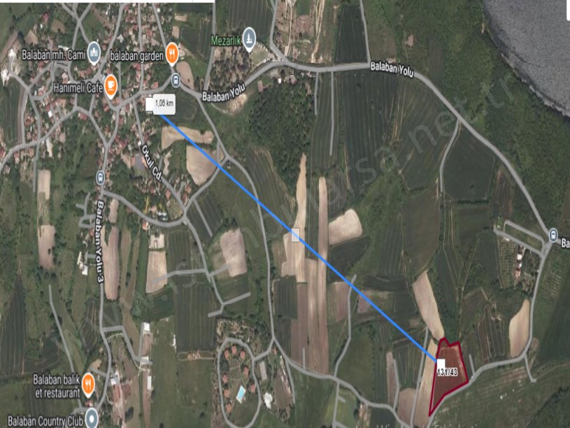 Arnavutköy Balabanda Satılık Arsa , 337 M2 Çevrili Yolu Var