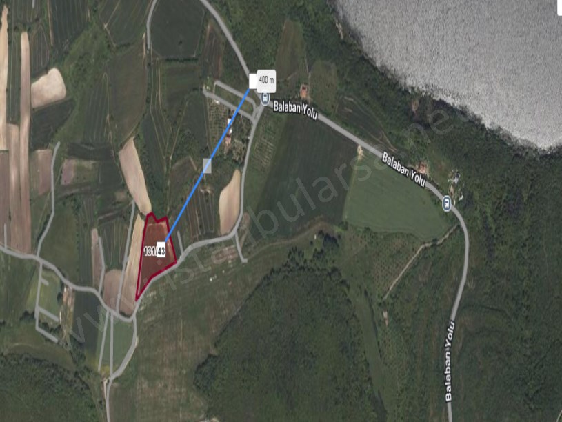 Arnavutköy Balabanda Satılık Arsa , 337 M2 Çevrili Yolu Var