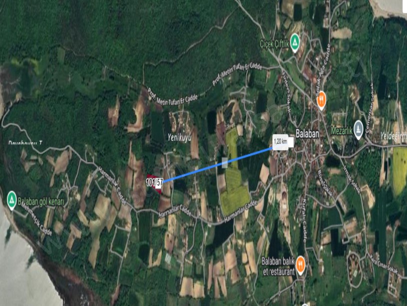 Arnavutköy Balabanda Satılık Arsa , 210 M2 Yolu Var Çevrili Hisseli