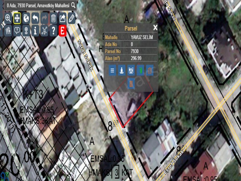 Arnavutköy Yavuzselim Mah Satılık Arsa , 297 M2 3 Kat İmarlı Müstakil Merkezde